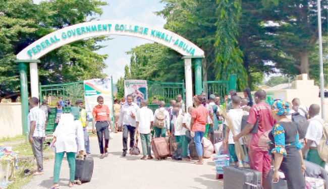 Students bandits FGC Kwali,