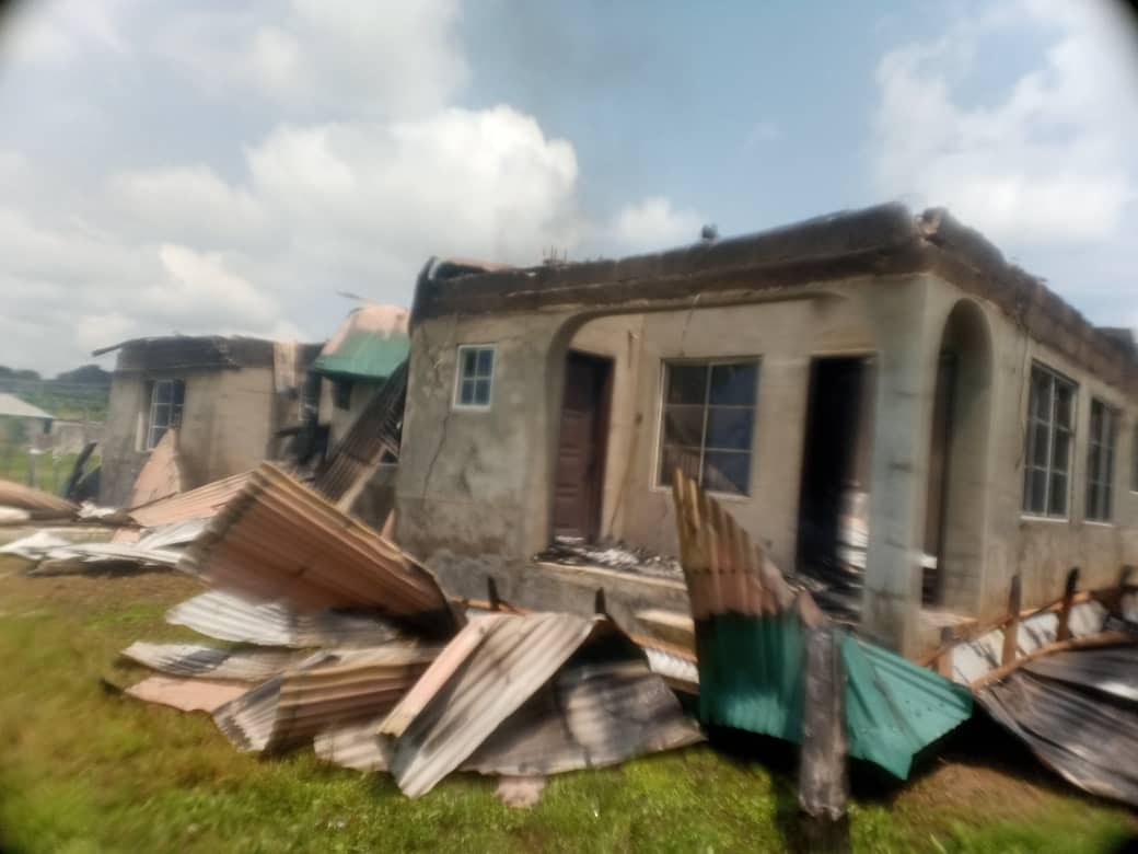 Kwara landlord sets house on fire, cites wife's frustration