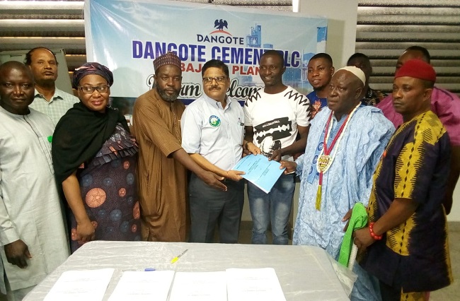 Dangote Cement, communities seal landmark development pact