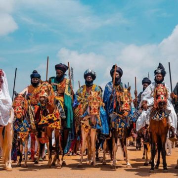 Colours as horse riders converge on Bida for Durbar