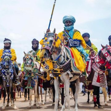 Colours as horse riders converge on Bida for Durbar