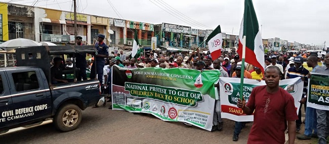 ASUU NLC protest Kwara
