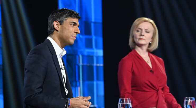 Liz Truss and Rishi Sunak,