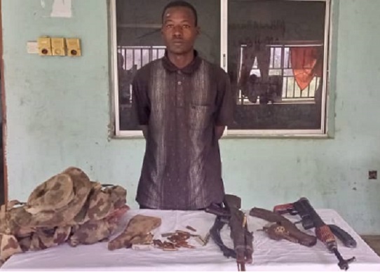 Police kidnapper ammunitions Gombe ,