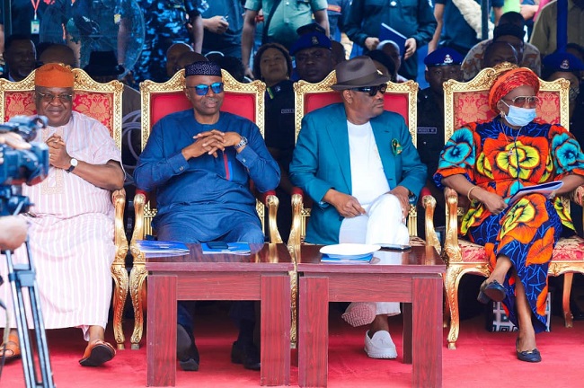Mimiko in Rivers, says Wike has done well for PDP