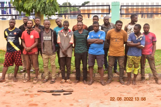 Police arrest 18