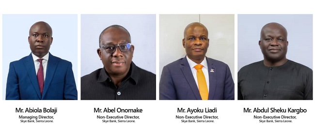 Sky Capital appoints MD, non-EDs for Skye Bank Sierra Leone