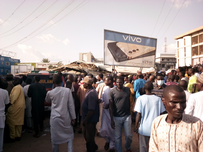 Many trapped as uncompleted building collapses in Kano