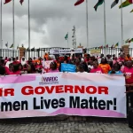 Women protest against suspension of safe abortion guidlines in Lagos