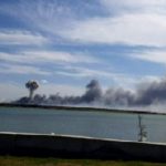 Explosions hit airstrip,