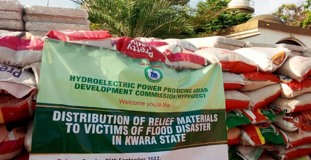 HYPPADEC materials flood Kwara,