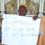 Pensioners defy rainfall, protest unpaid pensions, gratuities in Niger
