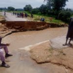 Road collapses in Bauchi, commuters stranded