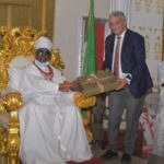 Oba of Benin preaches