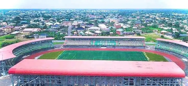 A'Ibom: 18000-seater stadium,