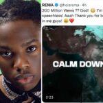Rema's 'Calm down' video