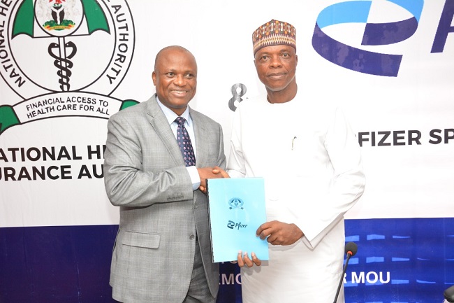 NHIA MoU Pfizer medicine,