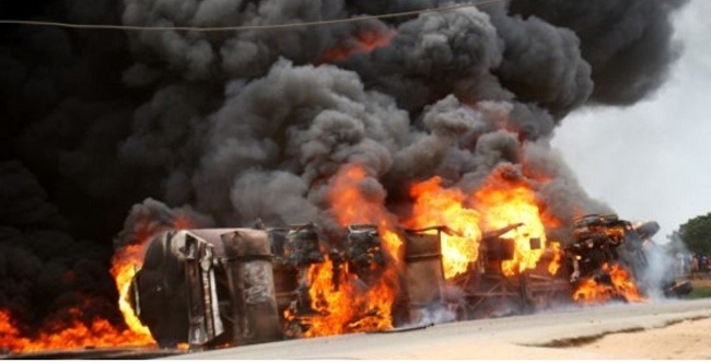 tanker explosion Lagos-Ibadan Expressway,