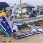 They're destroying Omo-Agege's billboards, Delta APC alleges