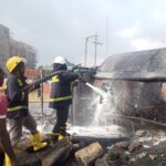 Two escape death in petrol tanker accident in Anambra