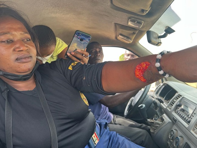 Lady injures NSCDC officer during FCTA demolition