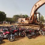 Okada ban: FCTA crushes over 200 confiscated motorcycles