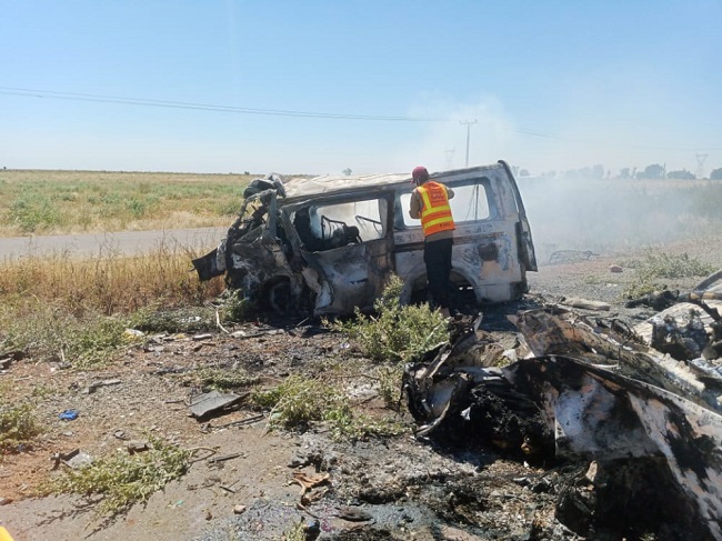 car accident on Damaturu-Maiduguri highway