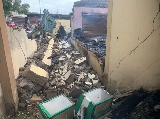 Hoodlums set INEC office on fire in Ogun