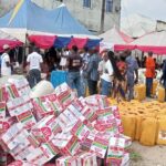 Firm distributes relief