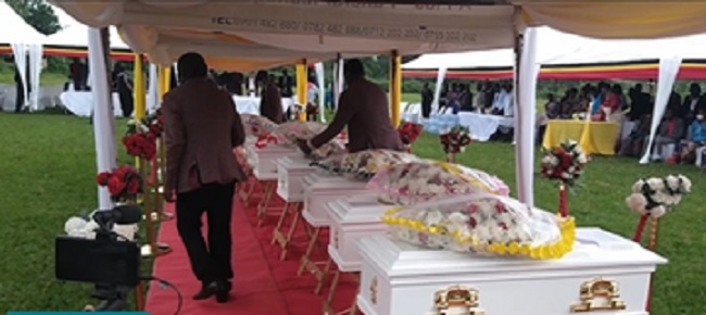 Parents receive bodies,