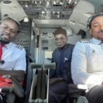 Buratai flown by pilot son 