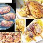 food Juicy grilled whole chicken