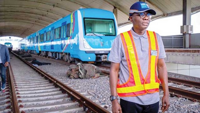 Sanwo-Olu blue line project,