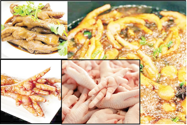 chicken feet