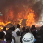 Angry mob Firefighters