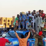 Gombe youths celebrate Governor Inuwa's victory at Court