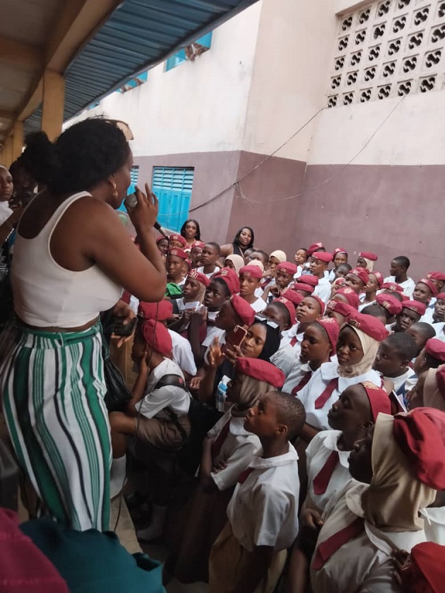 NGOs train schoolgirls on safe menstrual hygiene practices, donate free sanitary pads