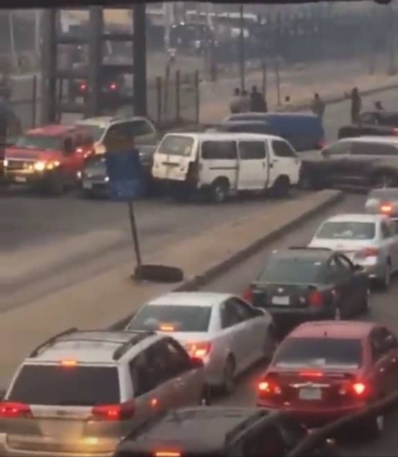 Protest Lagos market naira
