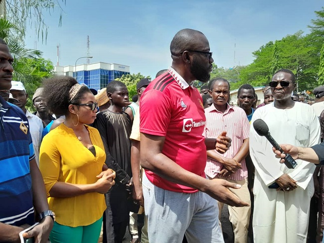 Protesters Abuja electronic results,