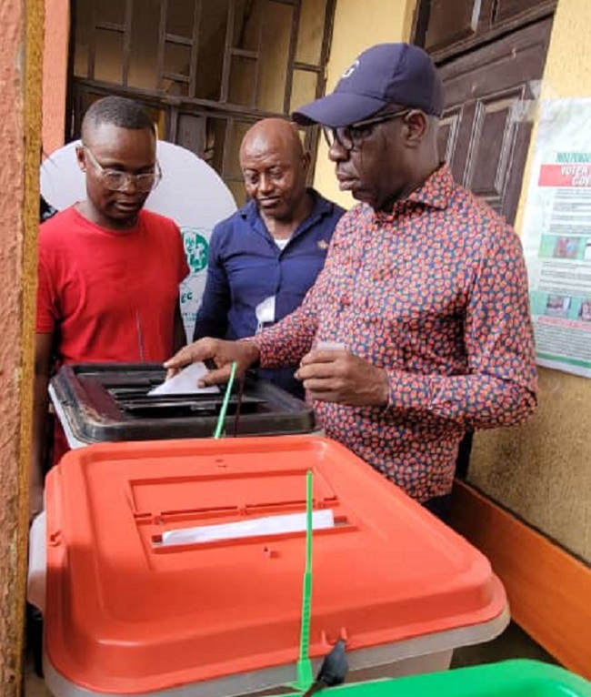 #EdoDecides24: Obaseki votes, expresses satisfaction