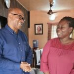 Peter Obi visits woman attacked