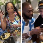 Davido attends cousin's birthday party