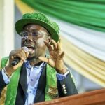 Obi Cubana delivers speech