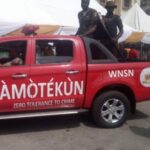 Amotekun teams up to flush bandits, 'One chance': Ondo Amotekun arrests three members of fraud syndicate, Ogun Amotekun arrests man who faked own kidnapping, Amotekun arrests 55-year-old ex-convict ‘for raping three ladies’ in Ondo