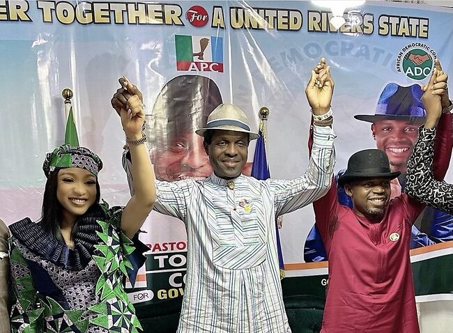 Tonto Dikeh’s party steps down