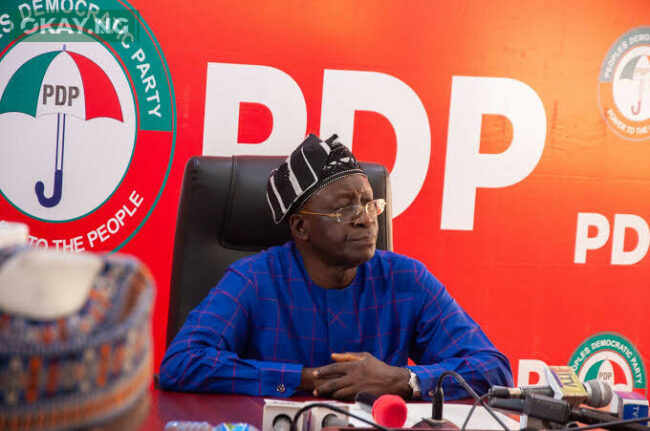 Breaking: PDP Chairman, Ayu Steps Aside
