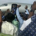 Tinubu arrives Abuja