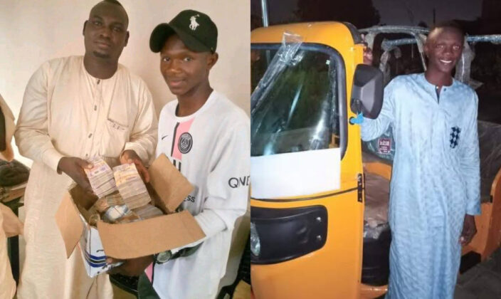 Kano tricyclist returned lost N15m