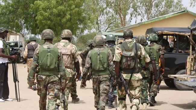 Troops rescue seven kidnapped victims, Bello Turji's second-in-command, Six soldiers killed in ISWAP raid, Troops kill two bandits, Troops kill two bandits, Troops destroy 15 illegal refineries, terrorists’ suppliers in Borno