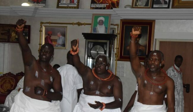 Oba of Benin appoints three Chiefs